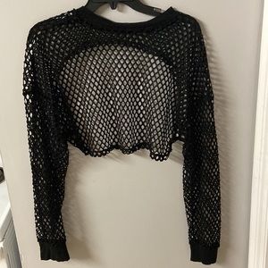 Fashion Nova black top. Size Large.